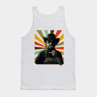 Retro Vintage Cody Jinks Art Design - Cody Jinks Tank Top